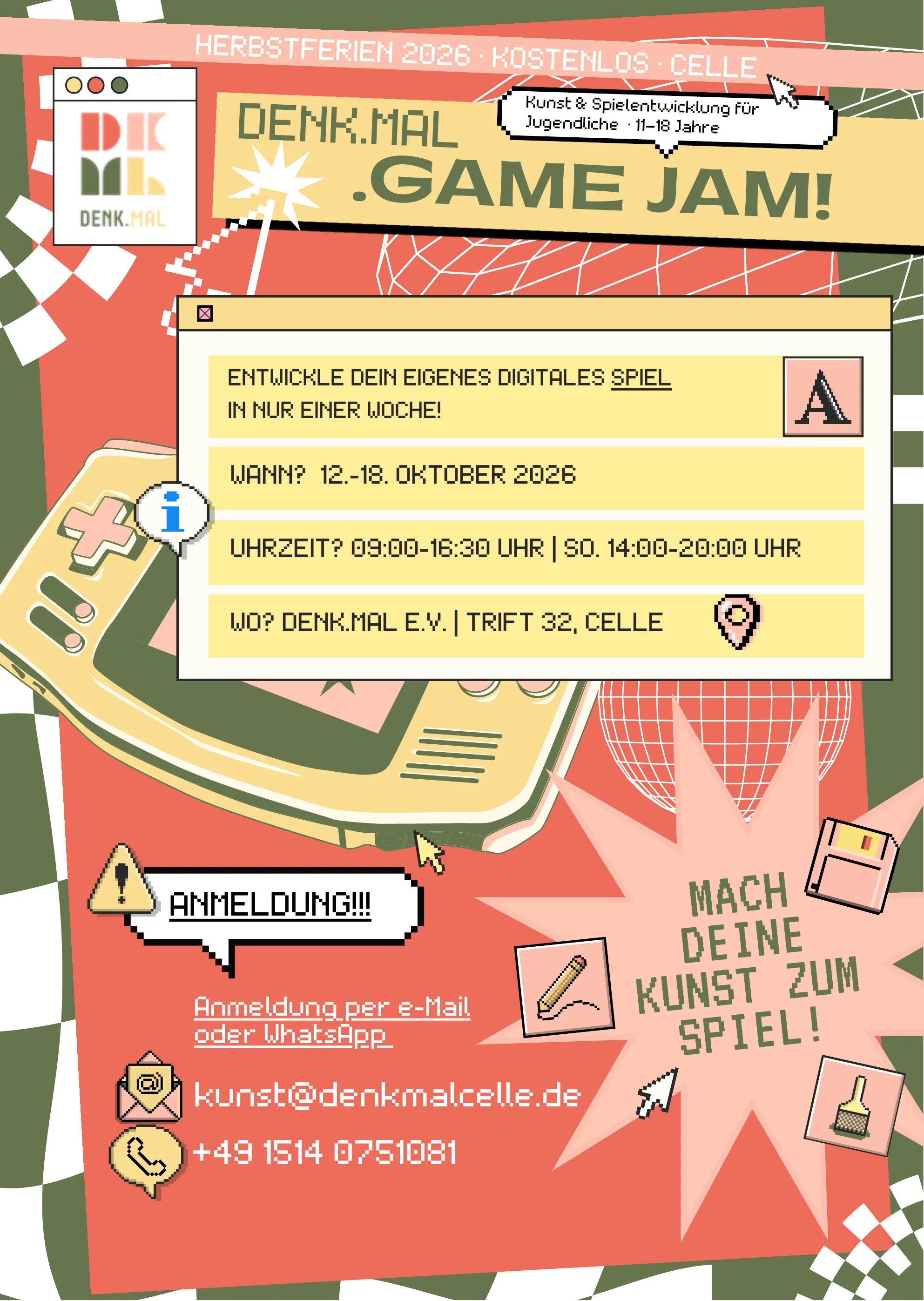 The Game Jam poster